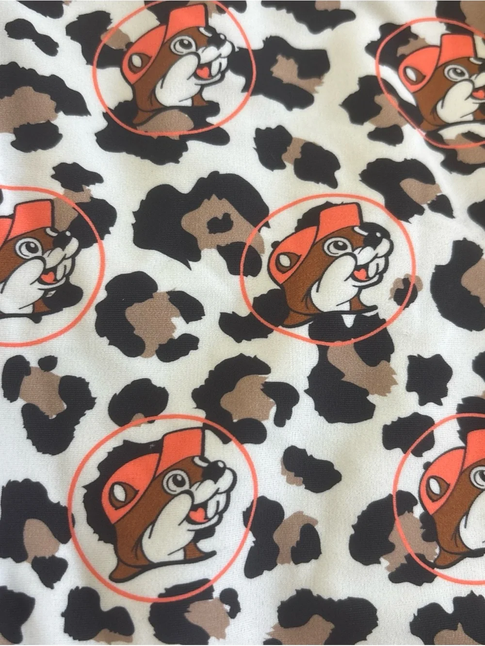 NWT Buc-ee’s Swimsuit  9-12m Infant Baby One-Piece Leopard Beaver Print
